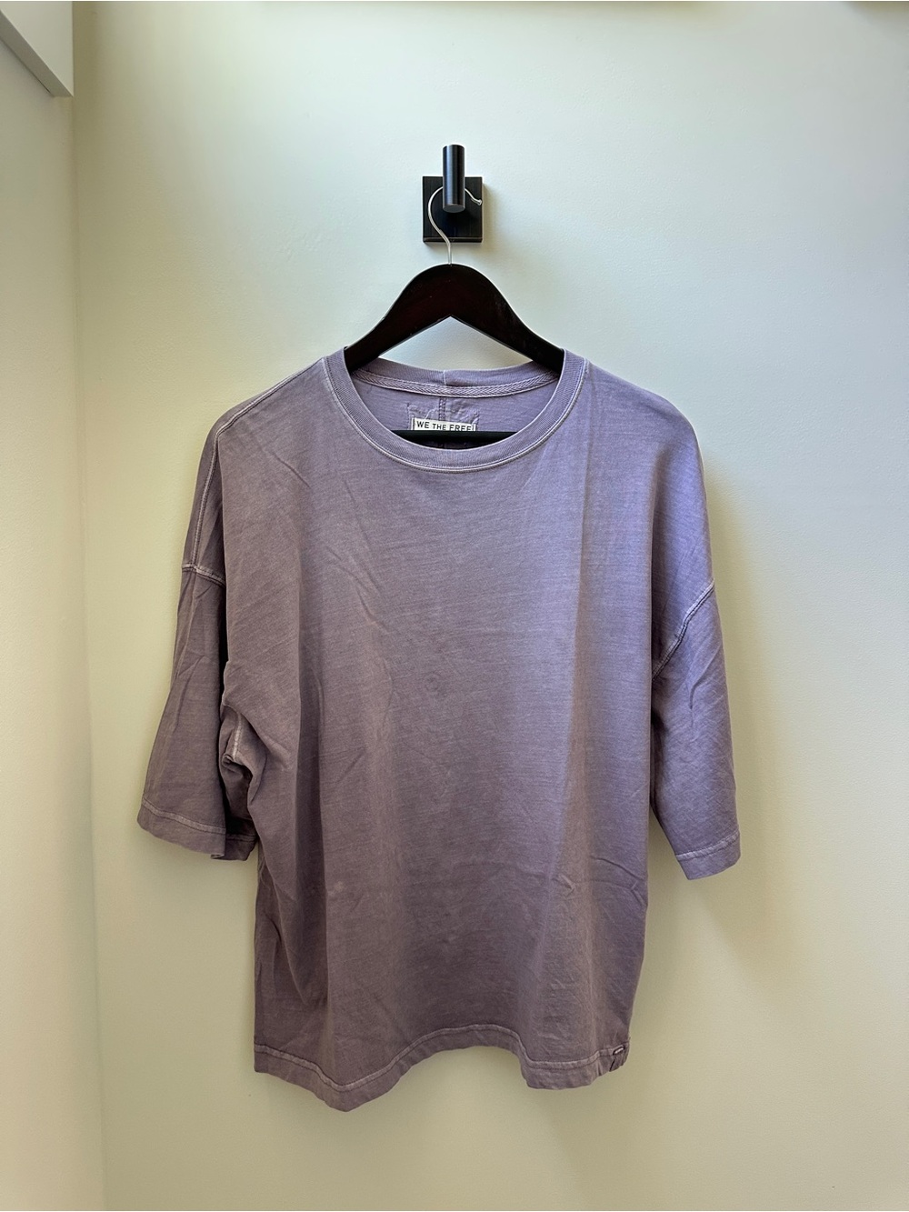 We The Free Perfect Oversized Tee-Plum Ash